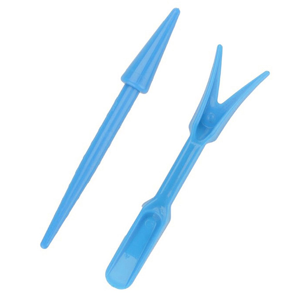 2pcs Transplanting Device Planters Digging Tool Seedling Garden Nursery Trays Seed Disseminators Semillas De Flores De Jardin: Blue