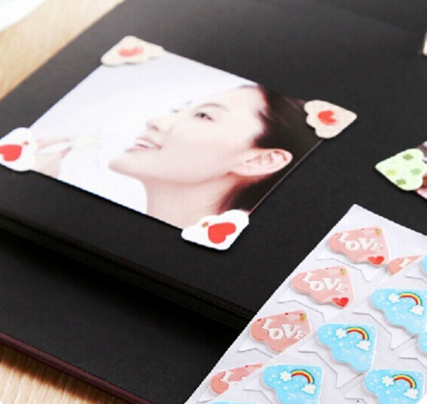 24 pcs/lot DIY Cartoon Cute Animals Corner Cute Paper Stickers for Photo Albums Frame Decoration Scrapbooking