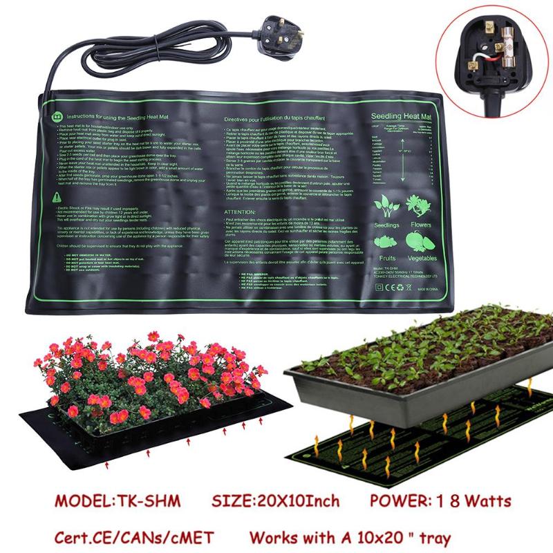 Seedling Heating Mat Waterproof Plant Seed Germination Propagation Clone Starter Pad 110V/220V Garden Supplies