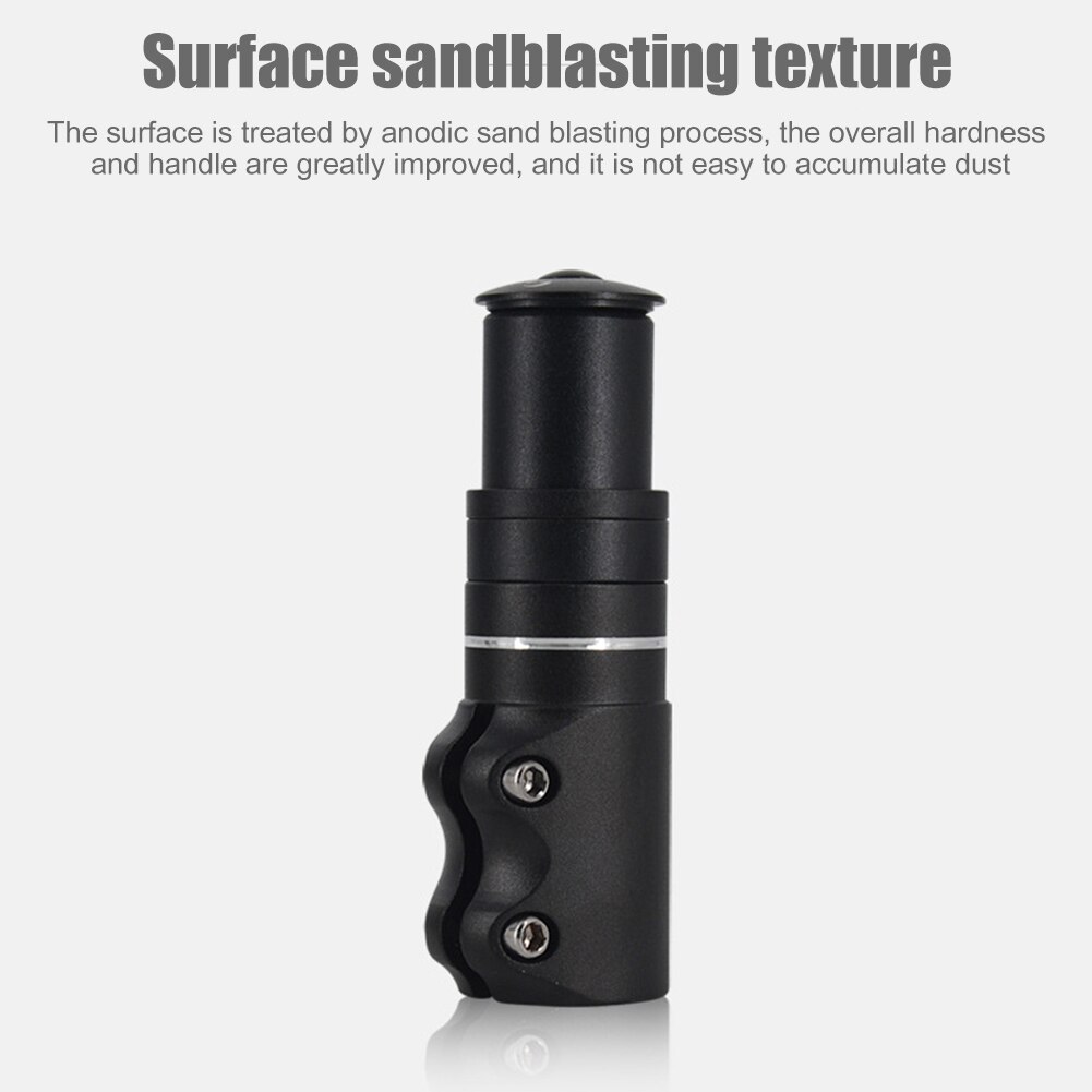 115/180/210mm cyklar gaffelförlängare förlängning styrstam stigare rise up svart cykel adapter hållbara mtb mountain cycling delar