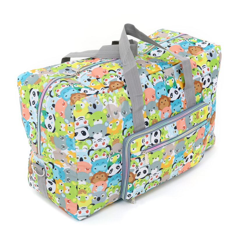 ANAWISHARE Women Travel Bags Large Capacity Folding Luggage Travel Handbags Duffle Bag Nylon Waterproof Storage Bag Travel Bag: 13