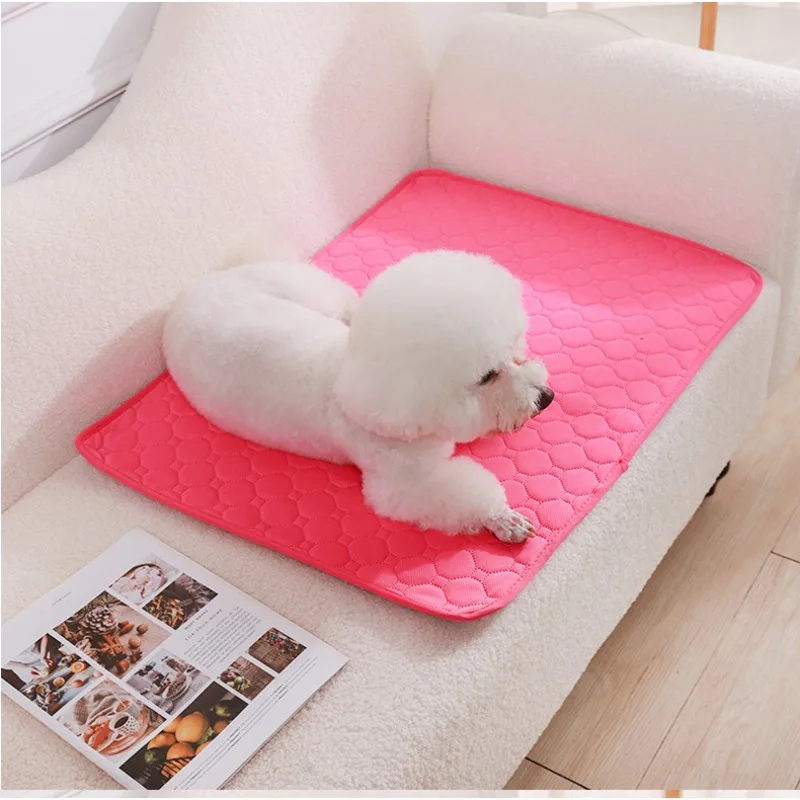 Manta absorbente reutilizable para perros, almohadilla lavable para entrenamiento de cachorros, cama para mascotas, alfombrilla para orina, funda para asiento de coche, suministros para mascotas