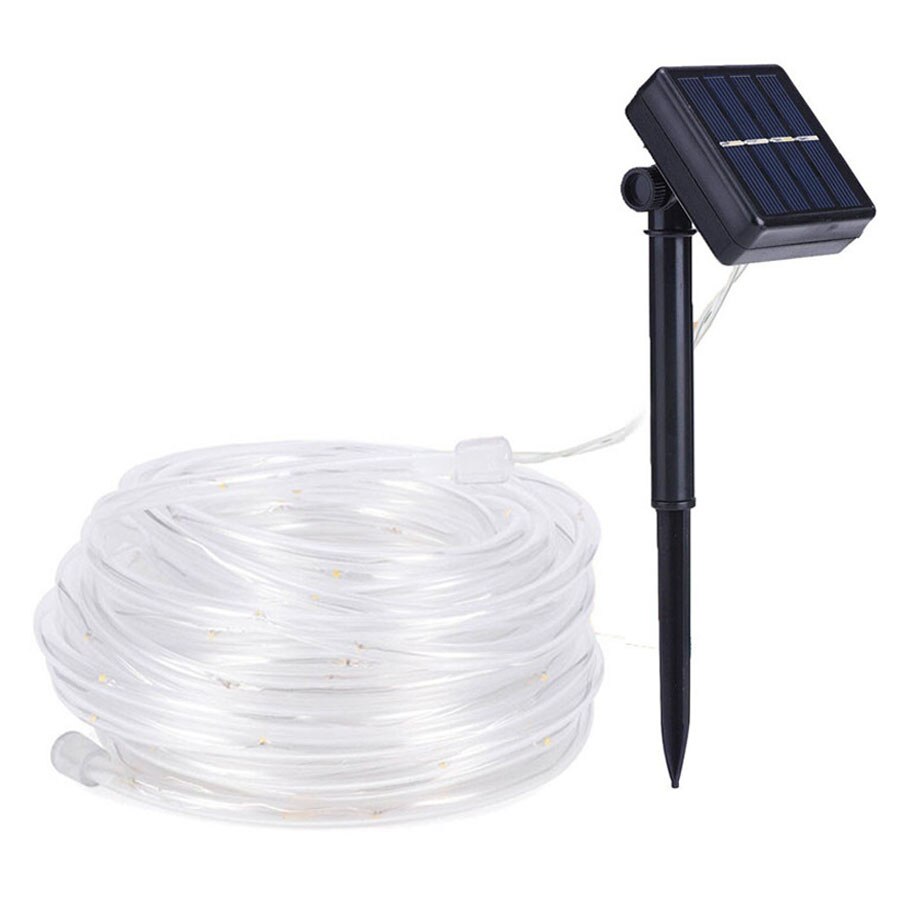 100/200 LED corde solaire Tube chaîne lumière extérieure jardin solaire fil de cuivre fée lumière pour bricolage arbre jardin pelouse fête décor