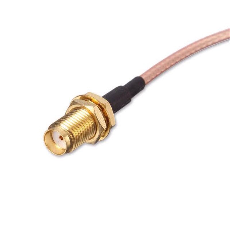 Sma hunn til crc 9 hann rettvinklet kontakt  rg316 grisehale kabel 15cm 6 &quot; sma-k/crc 9- jw