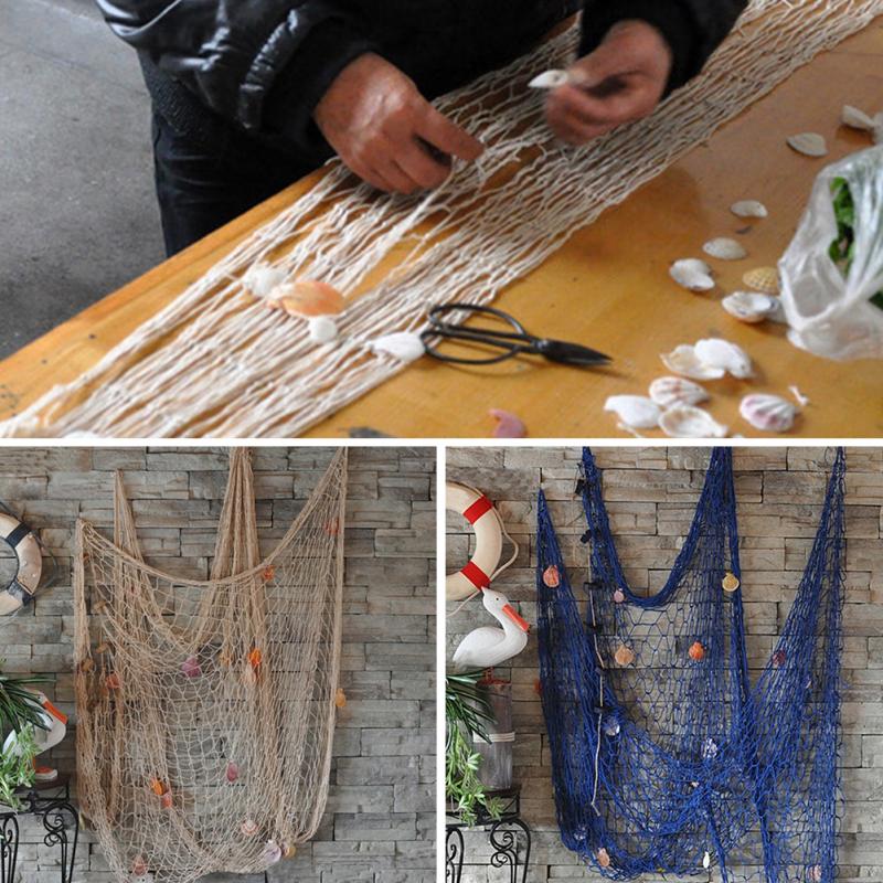 Redes de pescar decorativas hechas a mano de estil – Grandado
