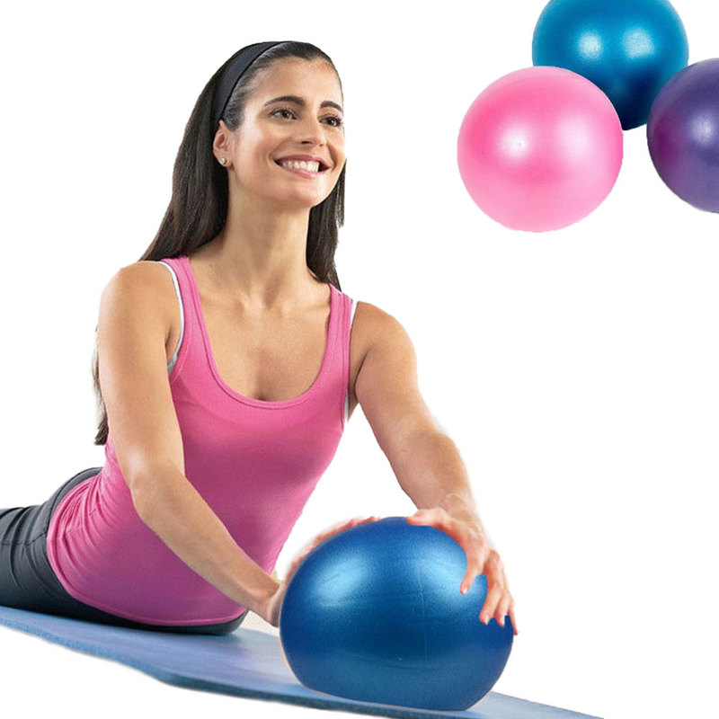 20-25cm pvc-yogabälle, dickwandig, für pilates, training, peeling, wasserdicht, sicher, sport, fitnessstudio, yoga-ausrüstung