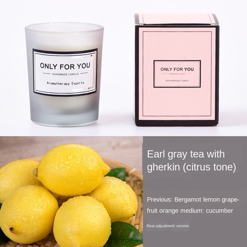 Färg hem födelsedag ljus söt burk glas doft rund bröllop nordisk modern mini romantiska dekorationer velas heminredning  by75ca: Stil 8