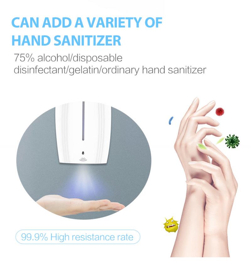 Wall-mounted Smart Sensor Soap Dispenser Infrared Contact-free Automatic Liquid Hand Washing Cleaning Tool