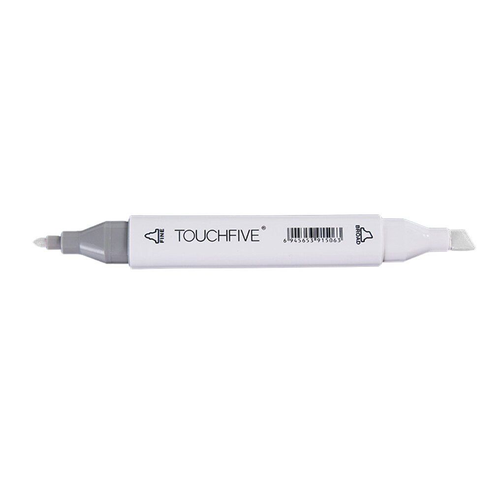 Arts Marker Pen Alcohol Based Graphic Art Twin Tip Markers for Student Artist: White