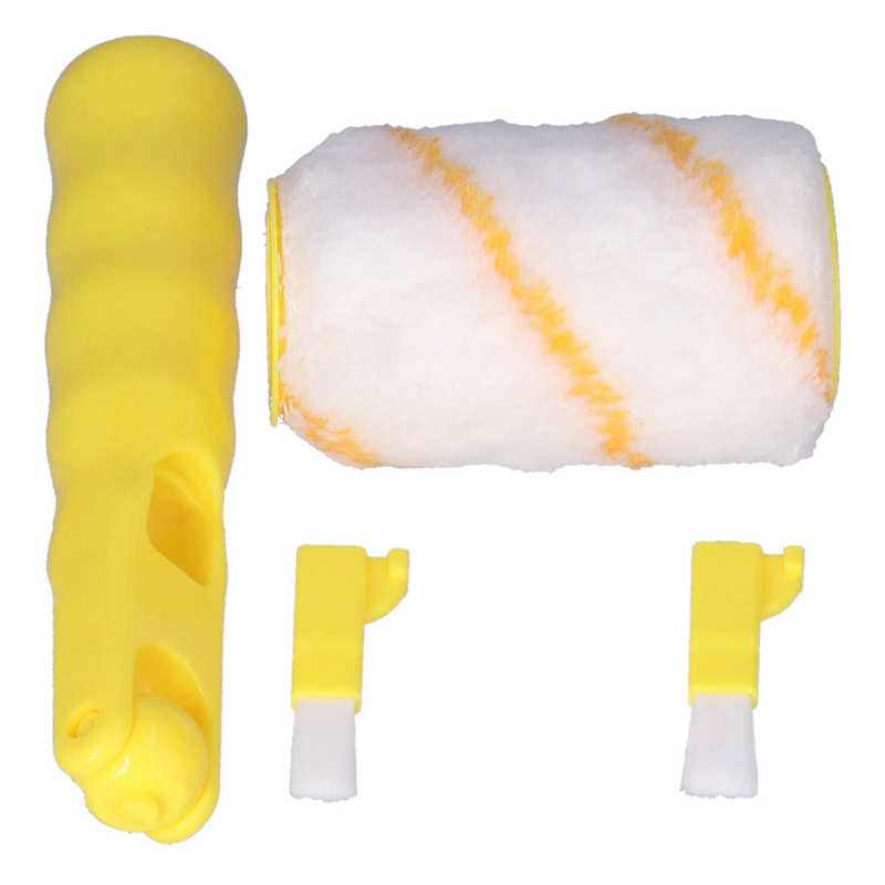 Paint Edger Roller Brush Multifunctional Handheld Trimming Combo Kit Edger Roller for Wall Ceiling Painting