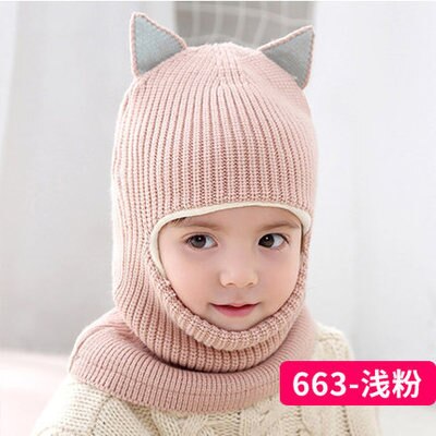 Baby Toddler Winter Warm Monkey Beanie Hat Earflap Knitted Cap Girl Boy Kids Children's ear knit cap