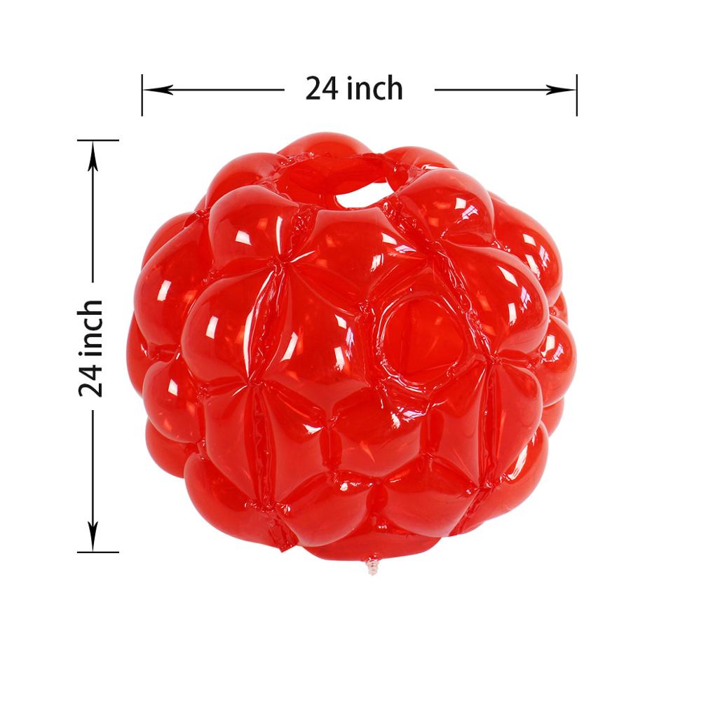 Buitenactiviteit opblaasbare bubbelbufferballen botsingslichaam zorbbal vriendelijk voor kinderen grappige body punching ball 60 cm