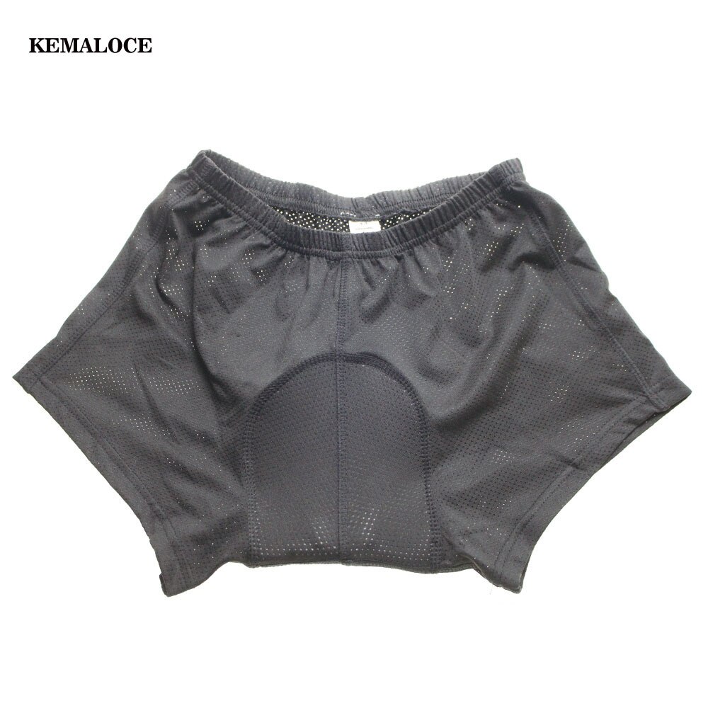 Kemaloce Kran Schnell Trocknend Komfortabel Schwarz Silikon Gel Pad Fahrrad Fahrrad Unterwäsche Männer 3d Padd Coolmax Radfahren Unterwäsche kurze Hose