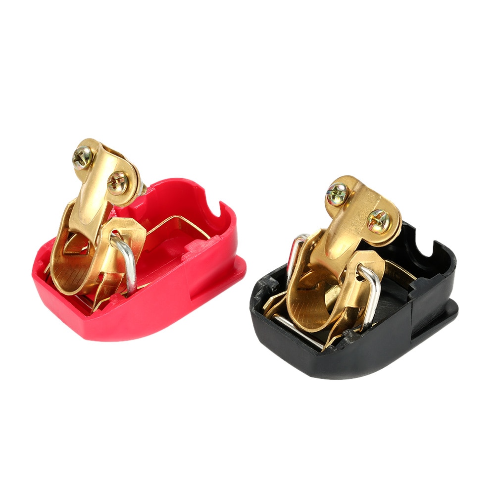 Pair of 12V Quick Release Battery Terminals Clamps for Car Caravan Boat Motorhome Car-styling