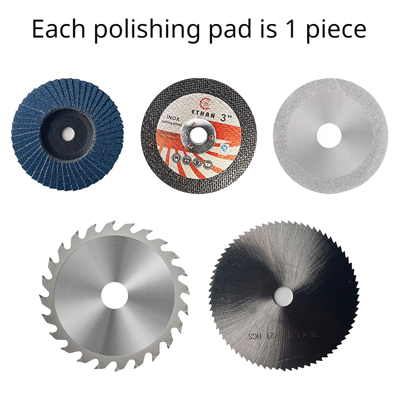 5 delar/set 75 * 10mm 3- tums miniatyrslipskiva för vinkelslip slipskiva bågsågsblad poleringsblad: 105mm