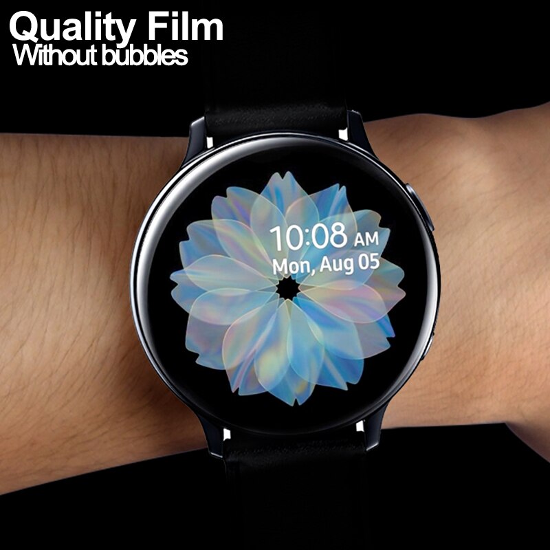 Curved Edge Screen protector For samsung galaxy active 2 40mm 44mm Soft Protective film For Galaxy active 1 (Not Tempered Glass)