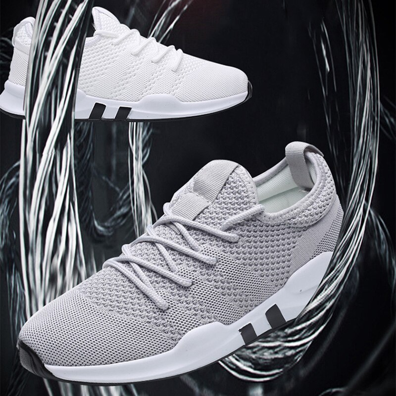 Breathable Shoes male Sneakers Men's shoes casual Mens Flying weaving Sneakers Soft and comfortable Zapatos Hombre