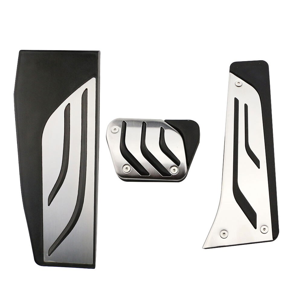 Pedales de coche para BMW, cubierta de Pedal automático para modelos F20, F21, F22, F23, F24, F30, F31, F32, F33, F34, F35, F36, F80, F82, F83, E81, E82, E88, E90, E91, E92, E93, LHD: AT With Rest