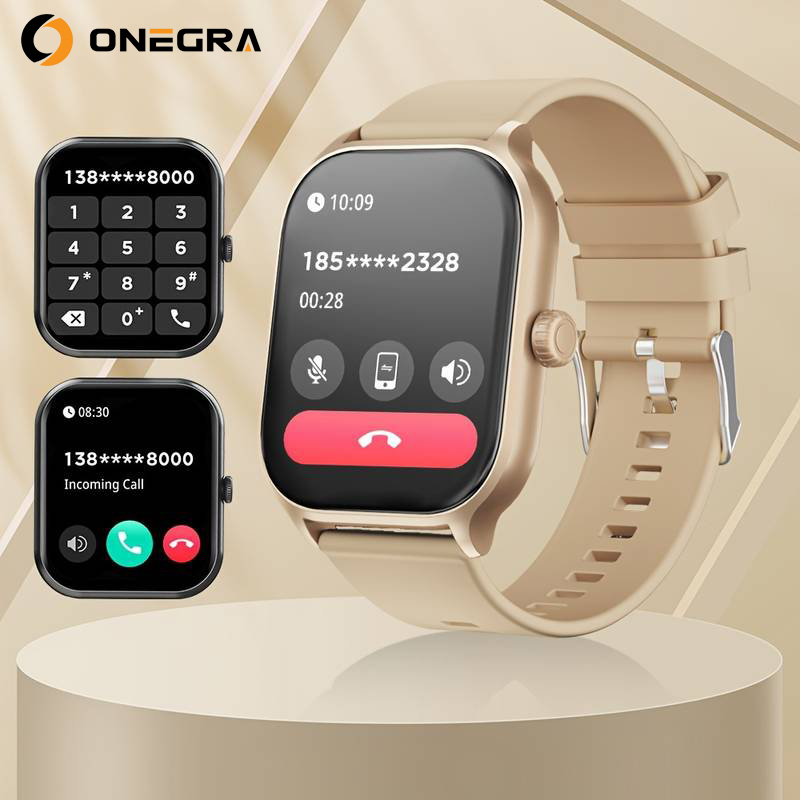Smart Watch para homens e mulheres, mostrador personalizado, relógios de aço, rastreador de fitness esportivo, frequência cardíaca, smartwatch para Android e iOS, novo: Preto