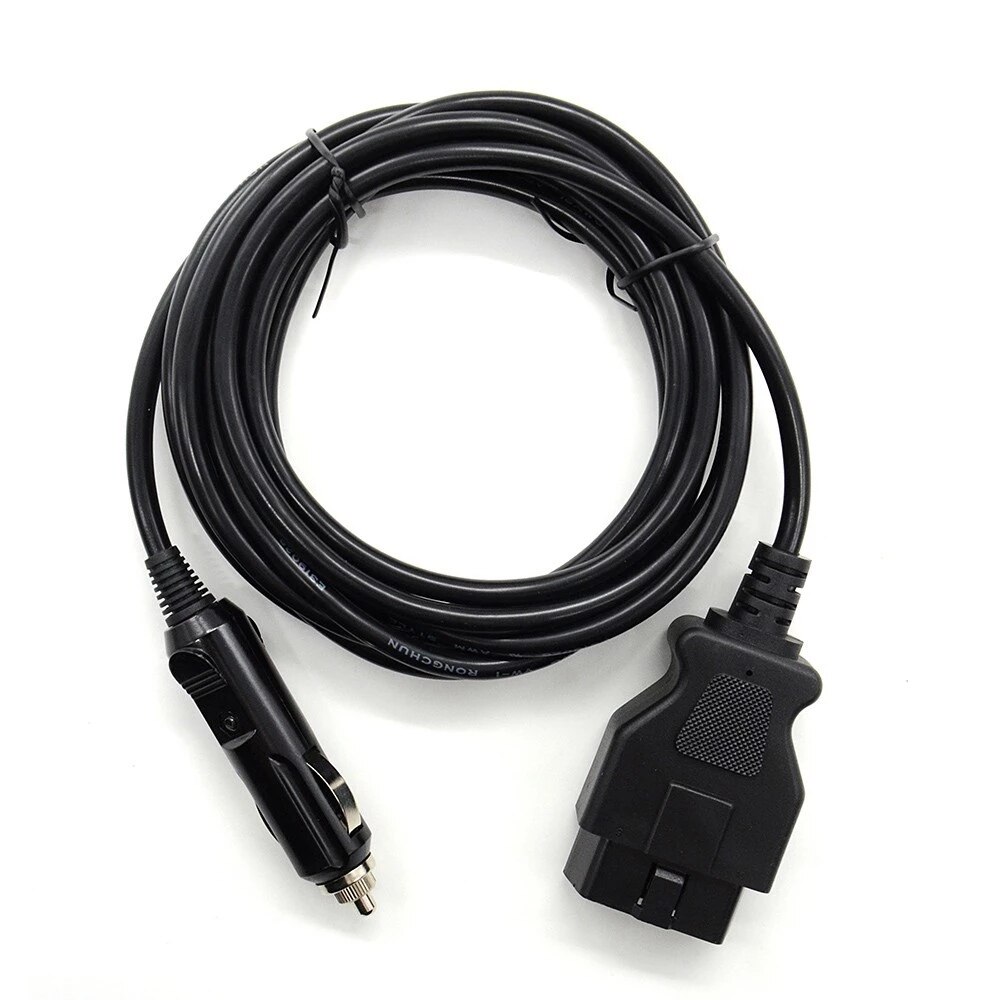 Car cable OBD II Vehicle ECU Emergency Power Supply Cable Memory Save any 12V DC power source DC 12V Lead-acid battery