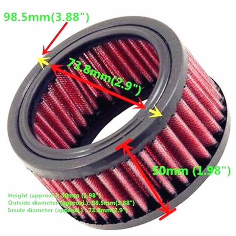 Air Cleaner Intake Filter Voor Harley Sportster XL883 XL1200 Xl 883 1200 2004-Up