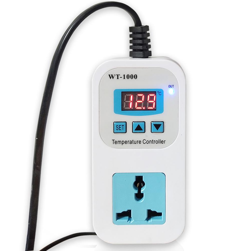 110-220v smart digital termostatregulator temperaturregulator stikkontakt egnet til køleskab industrikøler