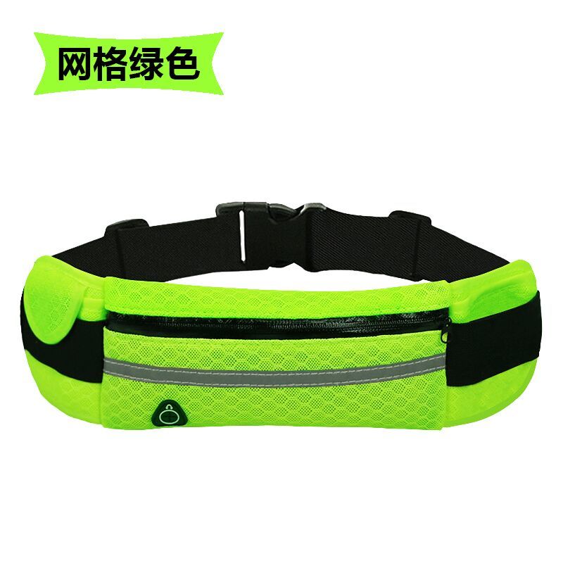 Multifunktions Gürtel tasche Wasserdichte Neopren Nylon Kleine tasche Lauf Telefon Männer Frauen Ich bin Freien Wandern tasche Pfad Joggen Lauf Pack: Netz Grün
