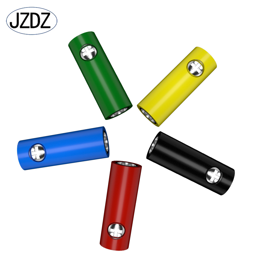 JZDZ 10 sztuk 4mm wtyk bananowy żeńskie gniazdo bananowe wtyk testowy złącze elektryczne 10050