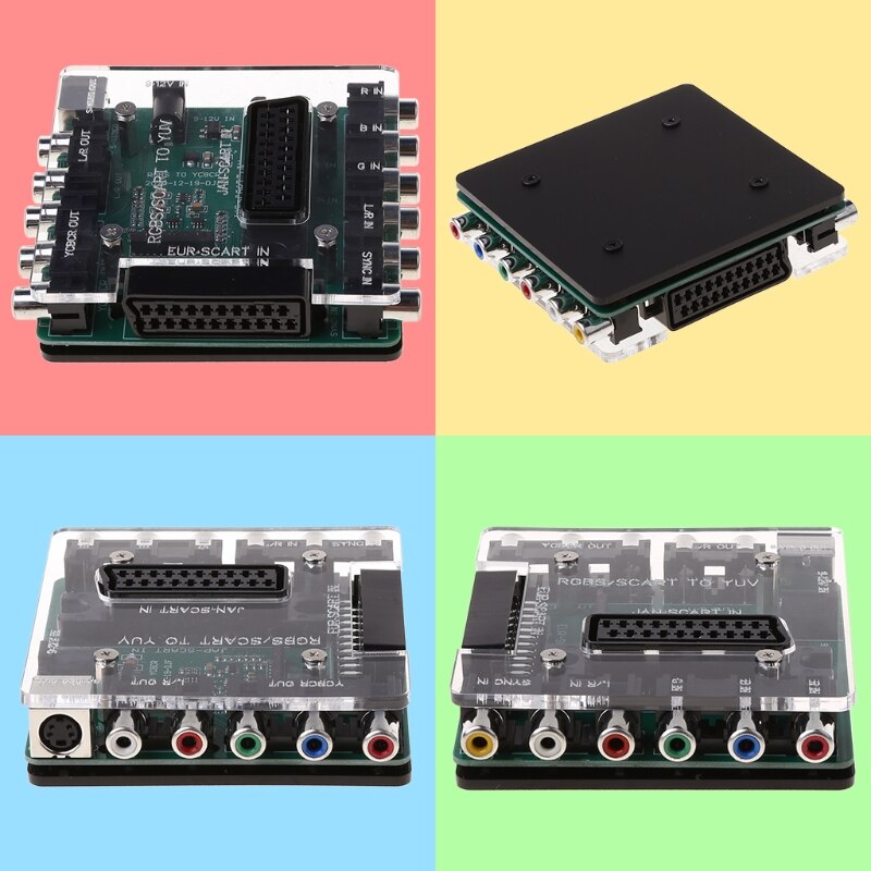 Convertisseur vidéo SCART RGBS vers YUV YCBCR, pour lecteur cc, Console de jeux rétro SFC PS2