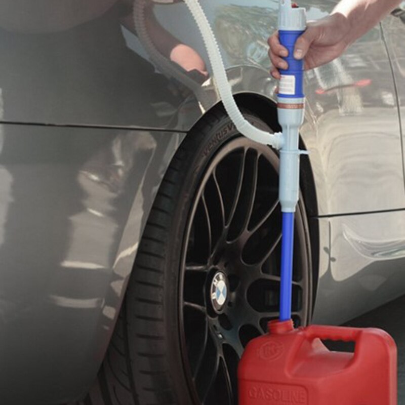 Vätskepump handpump batteridriven vätskeöverföring vatten gasverktyg bensin bränsle bärbar bil sifonslang utomhus