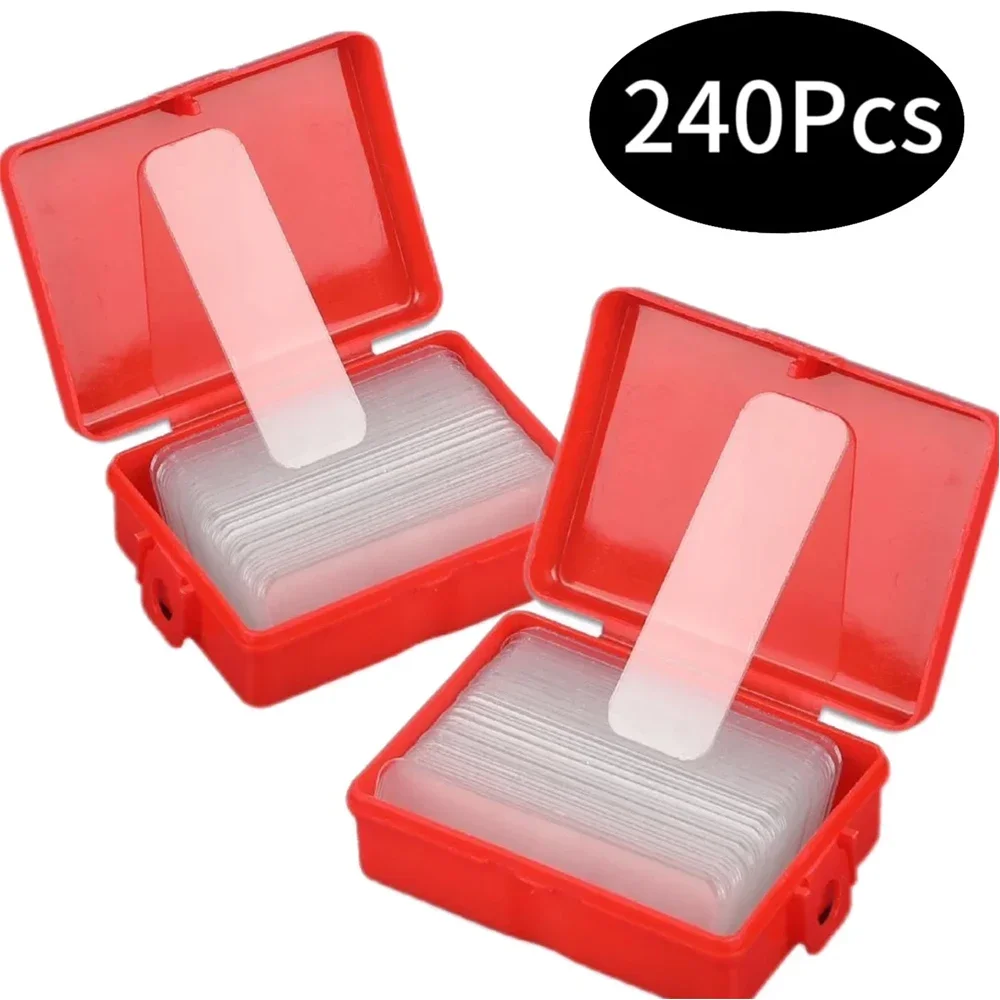 240/120pcs Nastro adesivo biadesivo riutilizzabile Nastri nano in PVC trasparente impermeabile multifunzionale Forniture per ufficio e casa