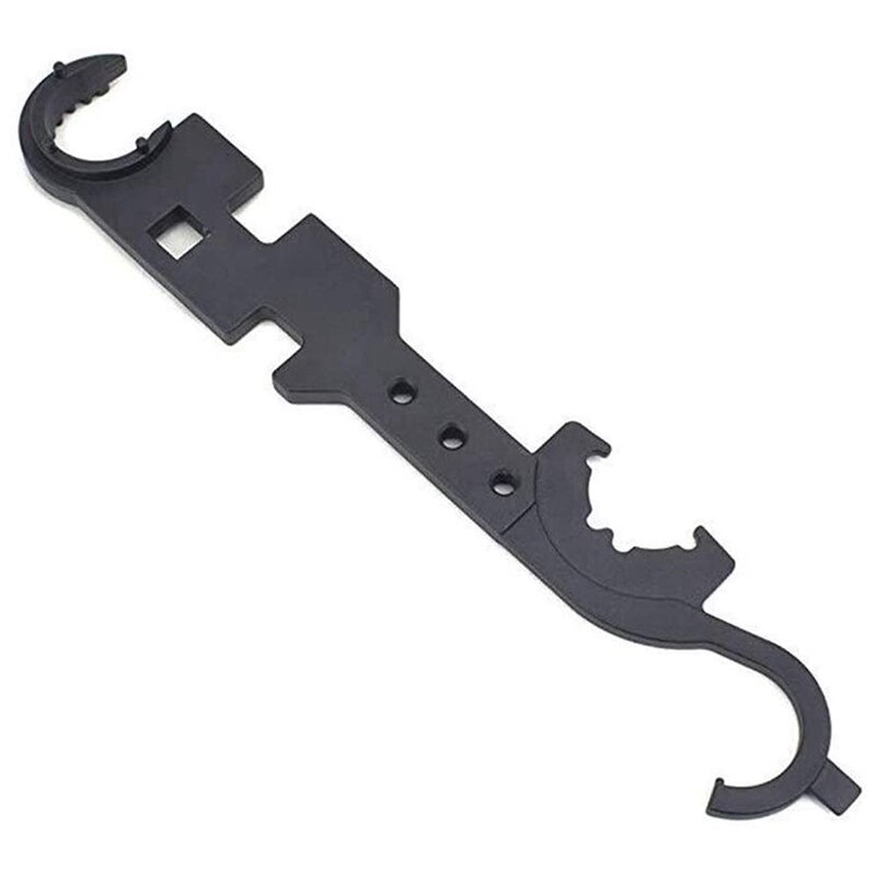 Multi-Function Tool for Disassembly and Installation Steel Black Multi-Function Wrench Outdoor Field