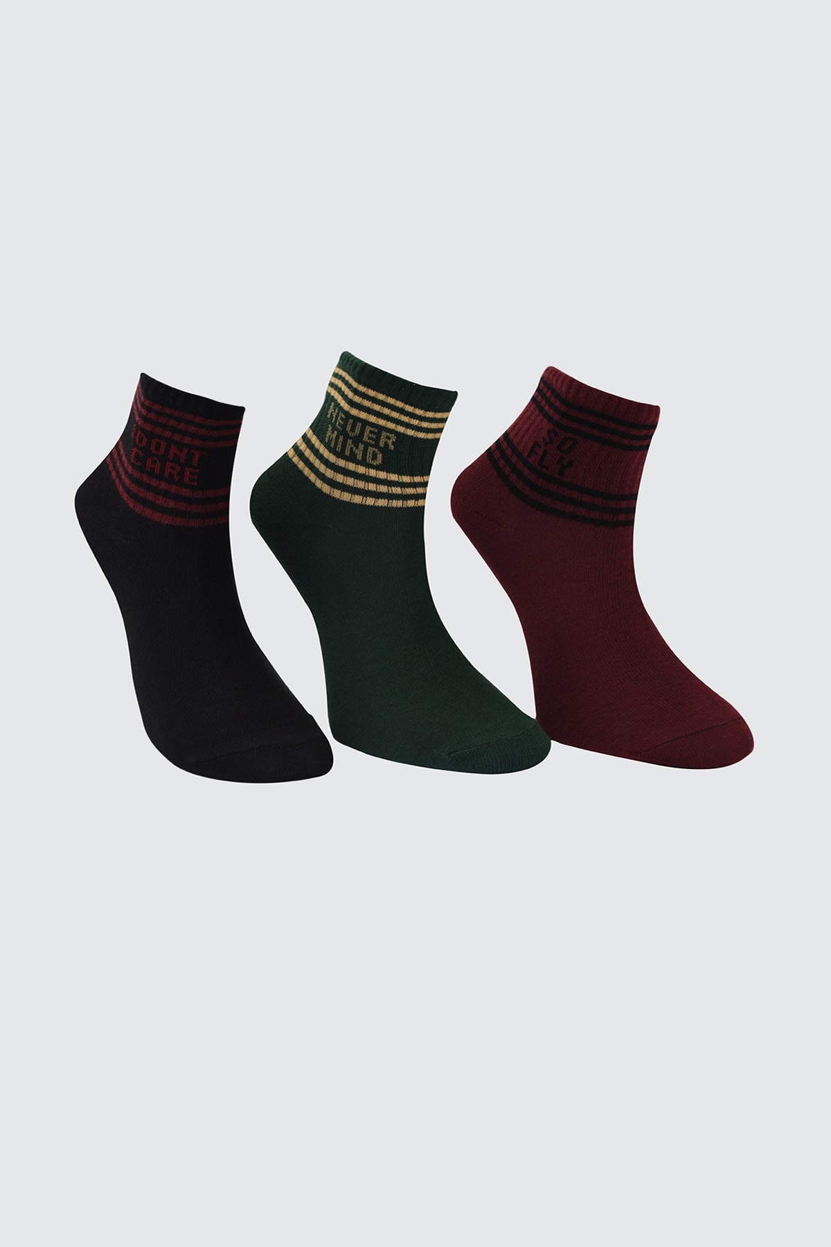 Trendyol 3'lü Package Knitted Socks TWOAW21CO0044: Default Title