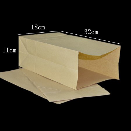 10 Uds. De bolsas de papel Kraft usadas para Devils Nail Vanising Champagne Bottle, martillo de goma, plátano, naranja, trucos de magia, accesorio: large size