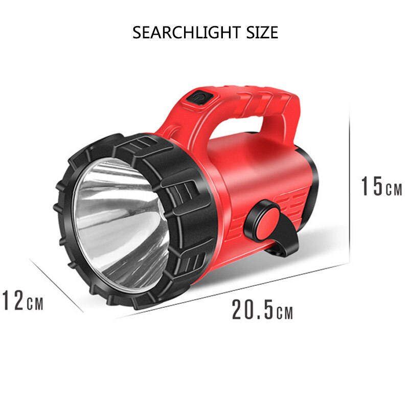 Projecteur Portable 3600mA puissance Mobile 3 Modes projecteur lumière rouge anti-moustique LED + COB double Source de lumière batterie externe