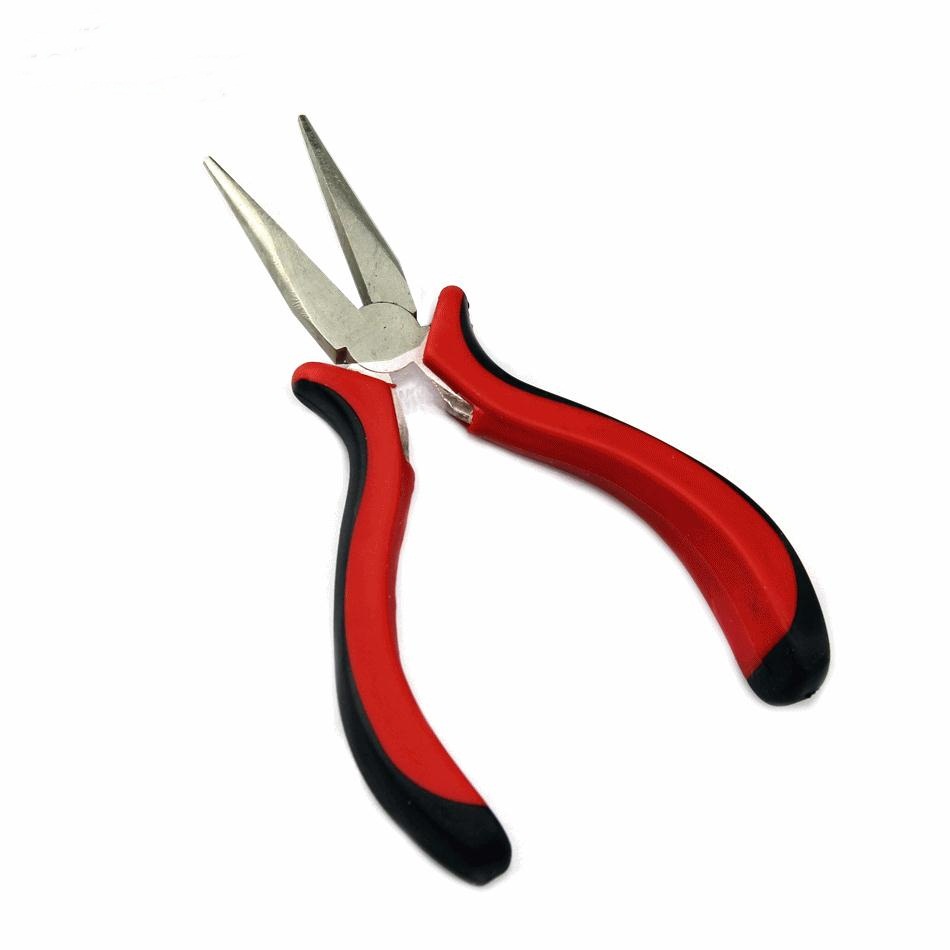 Alicates para extensiones de cabello con cinta, kit de herramientas, pinzas para extensiones de cabello, juego de alicates para extensiones de cabello de acero nanoring