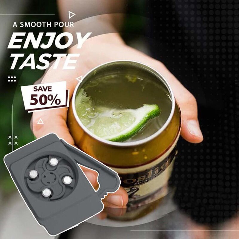 Drink Opener Go Swing Multifunctional Portable Topless Can Opener Coke Beer Manual Bottle Opener Can Opener Stainless Steel