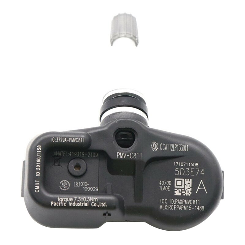 4Pcs Tpms 40700-1LA0E Band Band Pressure Monitoring Sensor Voor Nissan 370Z Infiniti Q70 PMV-C811