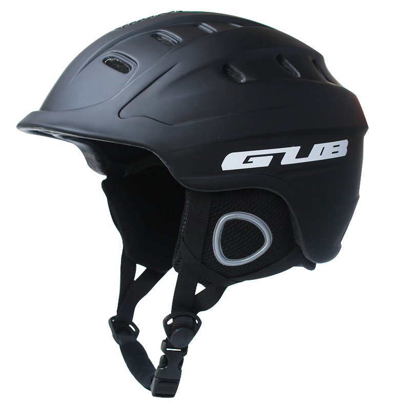 GUB Professionelle CE Zertifizierung PC + EPS Erwachsene Ski Helm Mann Frauen skaten Skateboard Snowboard Schnee Sport Skifahren Helme: Schwarz