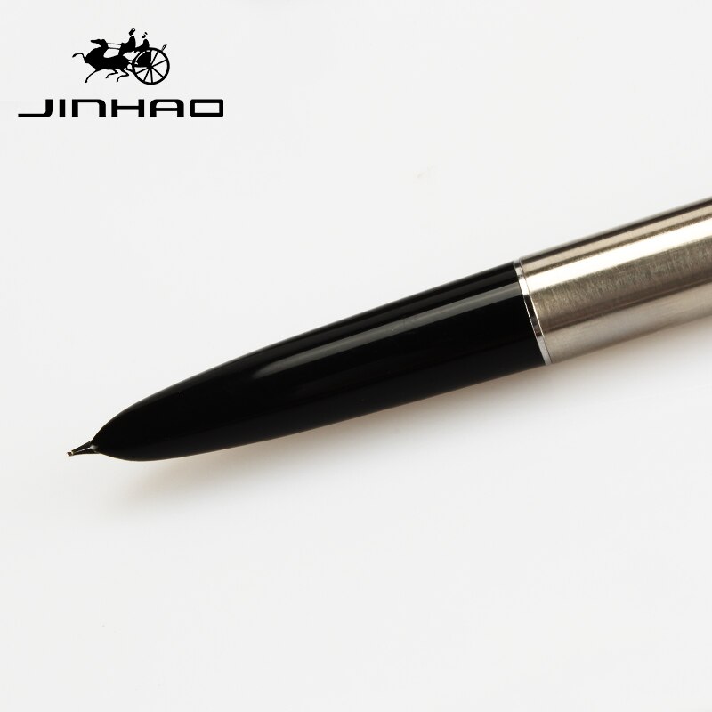 Jinhao 911 Financial Tip 0.38mm Extremely Fine Fountain Pen Stainless Steel Classic Body School Office Writing Stationery