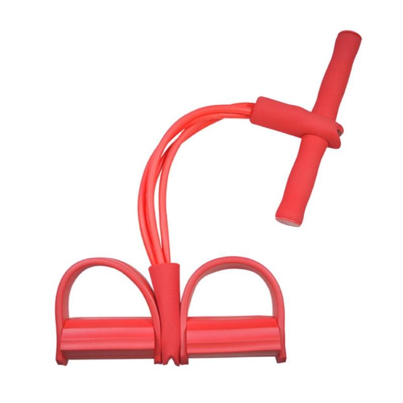 Fitness Elastische Zitten Pull Spanning Touw Oefening Thuis Yoga Apparatuur Latex Pedaal Training Gewichtsverlies Sport Sterke Vrouwen Mannen: Red