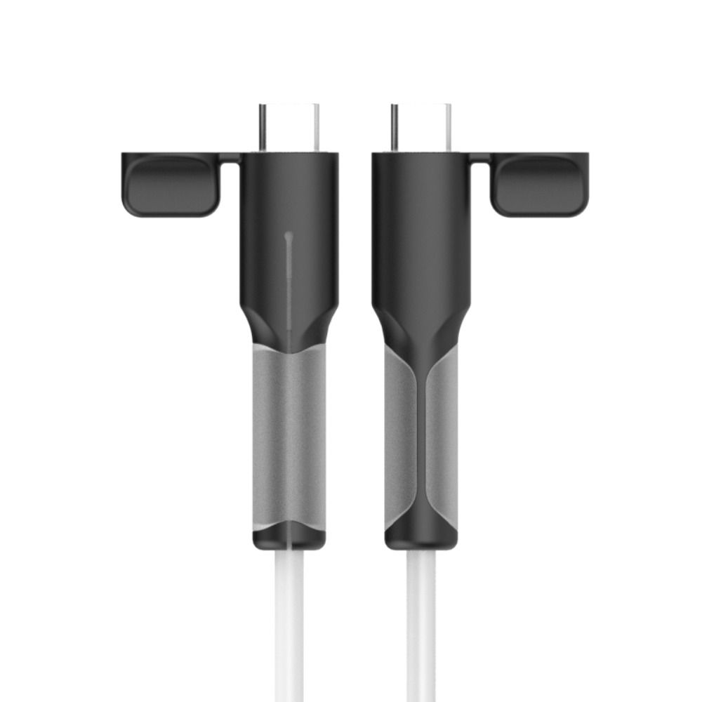 Kabelbeschermer Zachte Siliconen Hoes Type C Oplader Kabelbeschermer Praktische Accessoires: WHITE