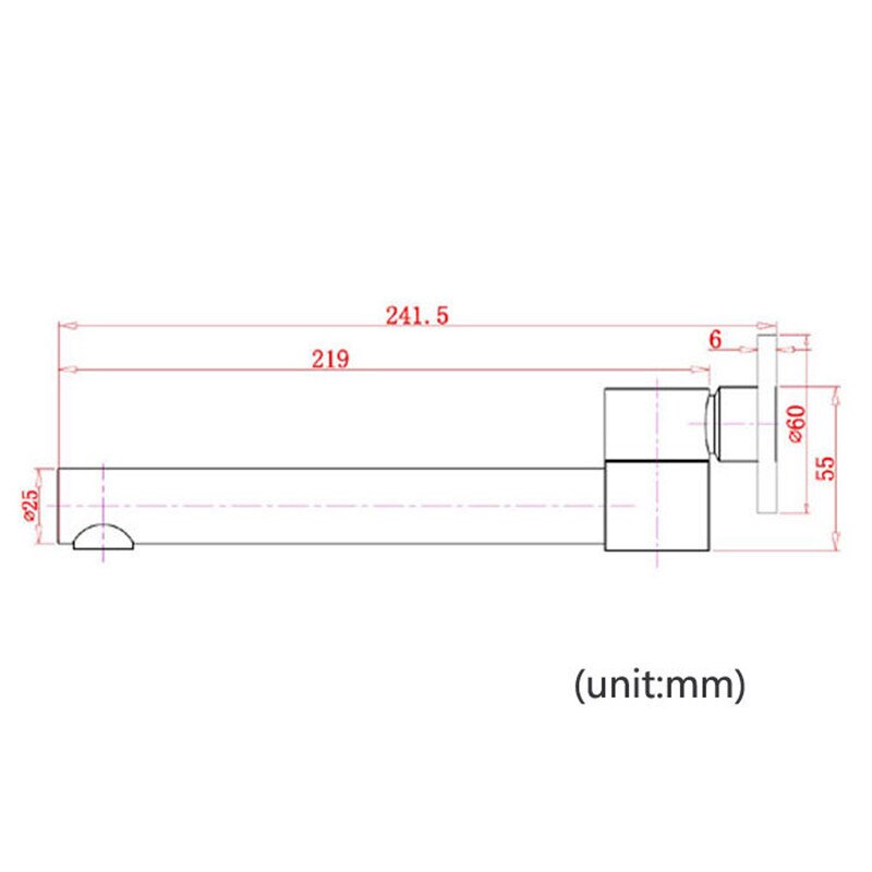 Aodeyi Chrome Solid Bass Vrouwelijke Stopcontact Effen In Wall Mounted Bad Douche Mengkraan Uitloop Filler 05-065