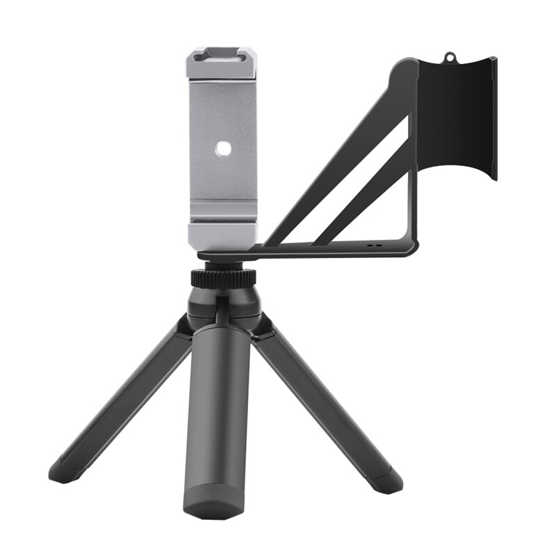 Soporte de teléfono plegable trípode para-Dji Osmo bolsillo Gimbal de mano estabilizador de cámara soporte portátil soporte Clip de montaje de zapato