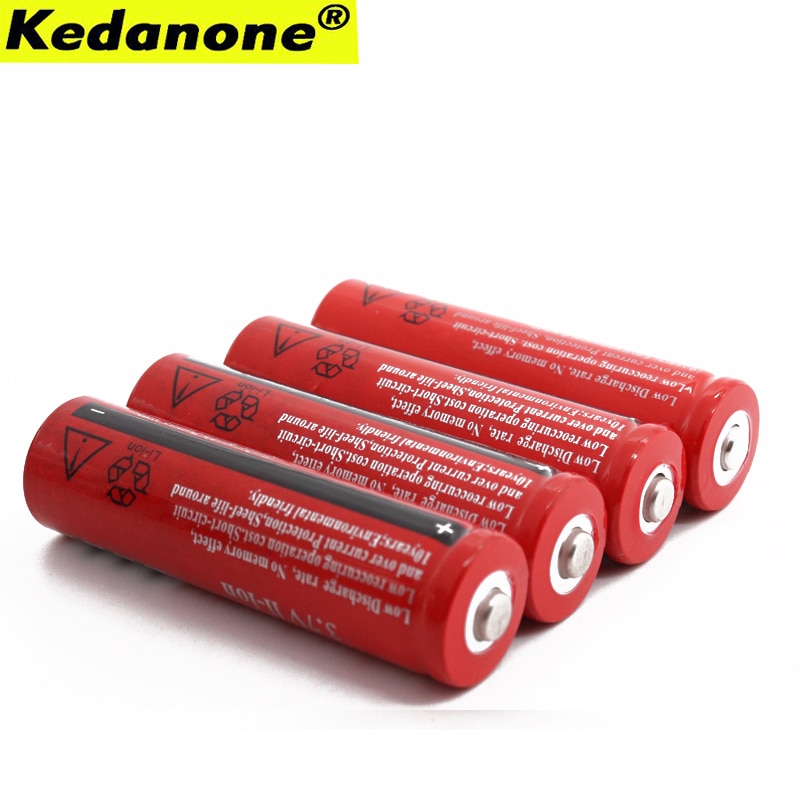 18650 Batterij 3.7 V 4200 mAh Li-Ion Oplaadbare Batterij voor LED Zaklamp Oplaadbare Batterijen Accelerator +
