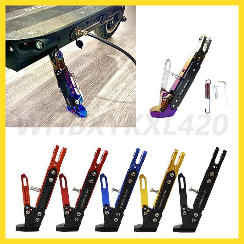 CNC Upgrade Foot Support for KUGOO G-Booster G2 Pro Electric Scooter Kick Stand Parking Bracket Adjustable Kickstand Parts