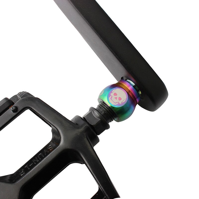 MUQZI 1 para przedłużacze pedałów dystanse ze stali nierdzewnej wydłużają śrubę akcesoria rowerowe Mtb Droga