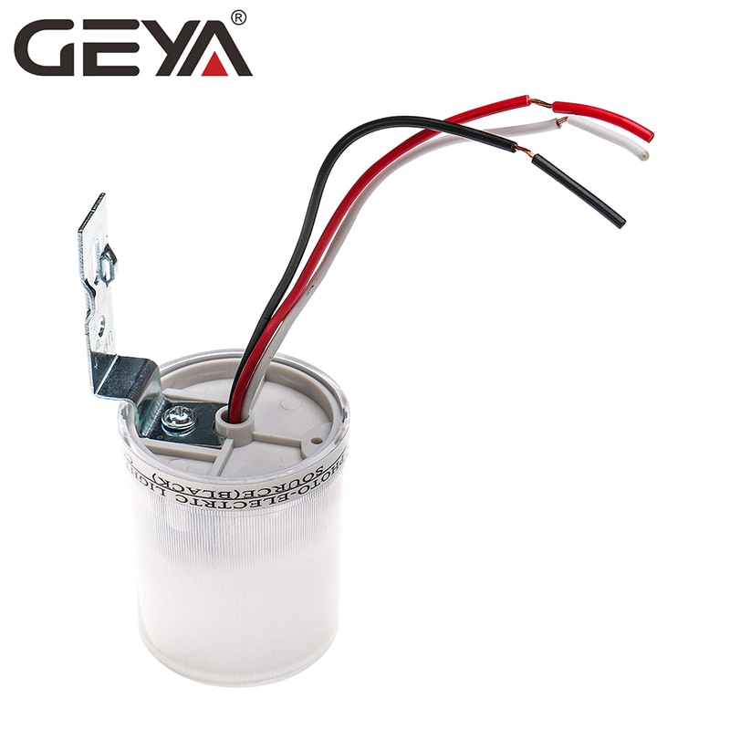 Geya Foto Sensor Licht Sensor Operated Auto Fotocel Street Foto-elektrische Schakelaar Max 30A