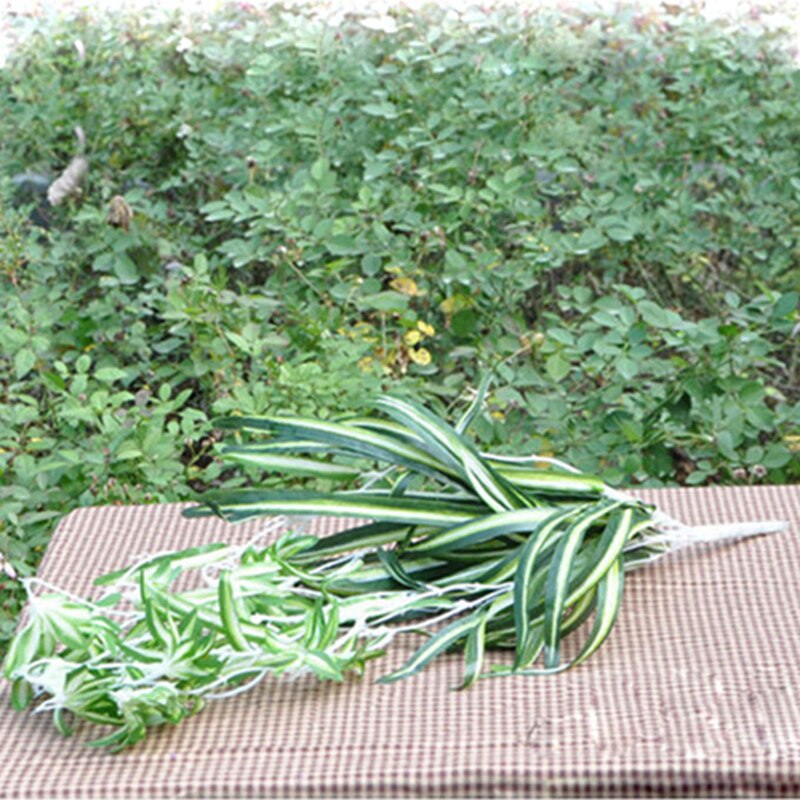 Artificial Orchid plants 1pc 40cm Artificial chlorophytum orchids Plastic rattan wall flower silk flower Year decoration