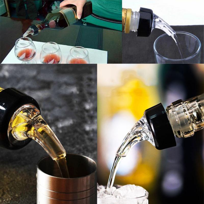 20ml/30ml Quantitative Wine Pourer Durable Leak-proof Food Grade Stainless Steel Wine Pourer Kitchen Supplies Wine Pour Tool